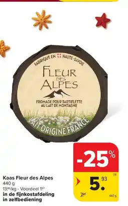 Carrefour Kaas Fleur des Alpes aanbieding