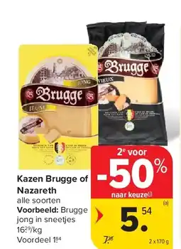 Carrefour Kazen Brugge of Nazareth aanbieding