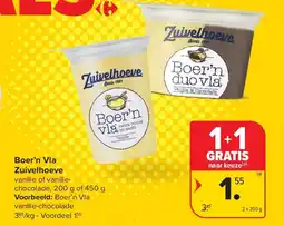 Carrefour Boer’n Vla Zuivelhoeve aanbieding