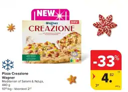 Carrefour Pizza Creazione Wagner aanbieding