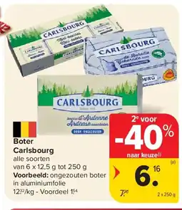 Carrefour Boter Carlsbourg aanbieding