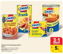 Carrefour Worsten en bereide gerechten Zwan aanbieding