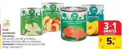 Carrefour Fruitconserven Carrefour aanbieding