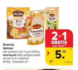 Carrefour Gamma Vahiné aanbieding