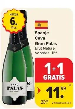 Carrefour Spanje Cava Gran Palas aanbieding