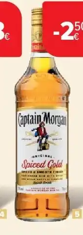 Carrefour Rum Original Spiced Gold Captain Morgan aanbieding