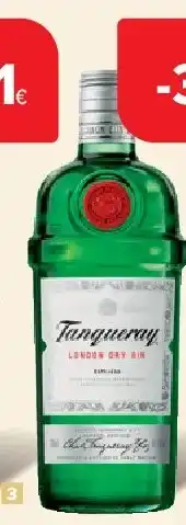 Carrefour London Dry Gin Tanqueray aanbieding