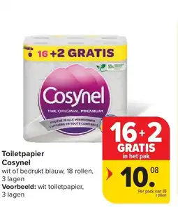 Carrefour Toiletpapier Cosynel aanbieding