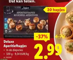 Lidl Deluxe Aperitiefhapjes aanbieding