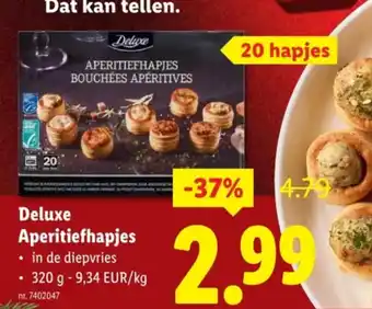 Deluxe Aperitiefhapjes