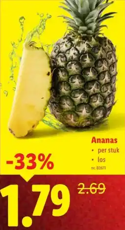 Lidl Ananas aanbieding