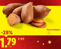 Lidl Zoete aardappel aanbieding