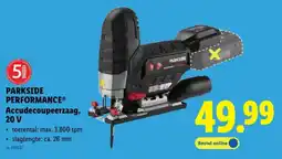 Lidl Parkside performance accudecoupeerzaag, 20V aanbieding