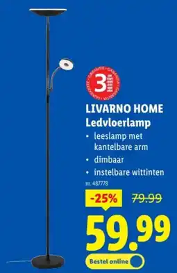 Lidl Livarno home ledvloerlamp aanbieding