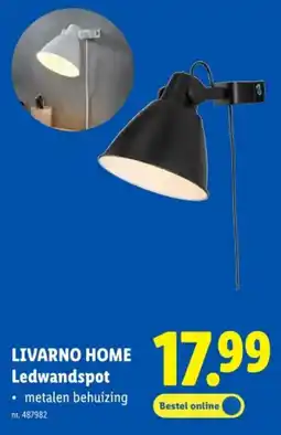 Lidl Livarno home ledwandspot aanbieding