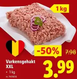 Lidl Varkensgehakt XXL aanbieding