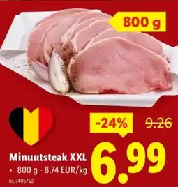Lidl Minuutsteak XXL aanbieding