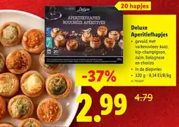 Lidl Deluxe Aperitiefhapjes aanbieding