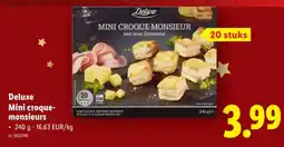 Lidl Deluxe Mini croque-monsieurs aanbieding