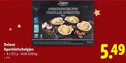 Lidl Deluxe Aperitiefschelpjes aanbieding