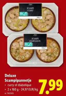 Lidl Deluxe Scampipannetje aanbieding