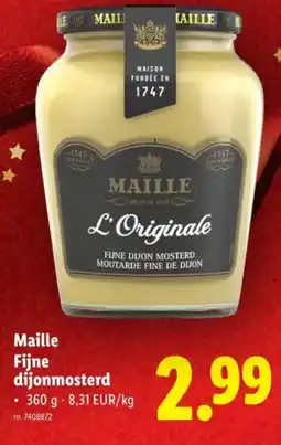 Lidl Maille Fijne dijonmosterd aanbieding