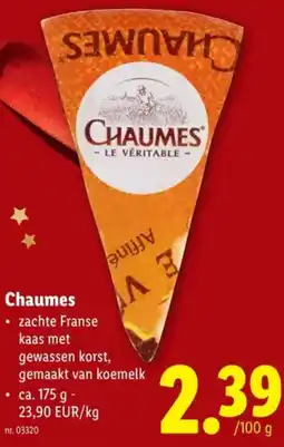 Lidl Chaumes aanbieding