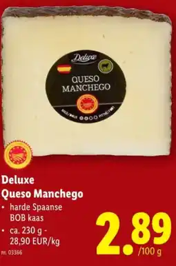 Lidl Deluxe Queso Manchego aanbieding