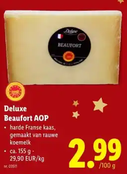 Lidl Deluxe Beaufort AOP aanbieding