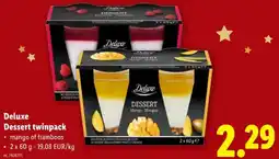 Lidl Deluxe Dessert twinpack aanbieding