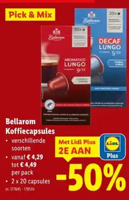Lidl Bellarom Koffiecapsules aanbieding