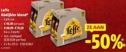 Lidl Leffe Abdijbier blond aanbieding