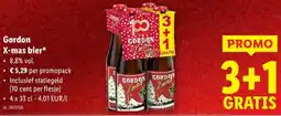 Lidl Gordon X-mas bier aanbieding