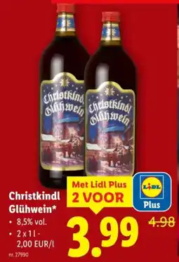 Lidl Christkind Glühwein 8.5% vol aanbieding