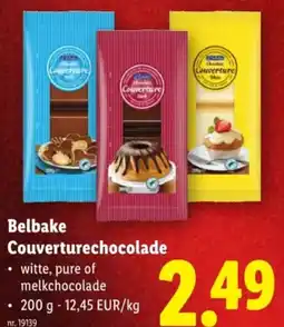 Lidl Belbake Couverturechocolade aanbieding
