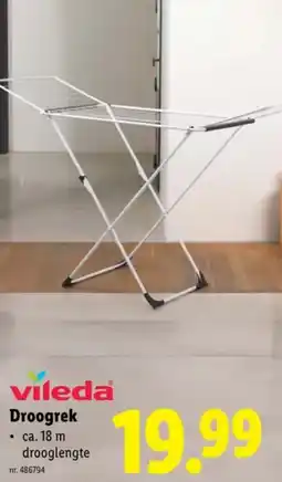Lidl Vileda Droogrek aanbieding