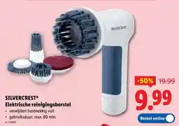 Lidl Silvercrest Elektrische reinigingsborstel aanbieding