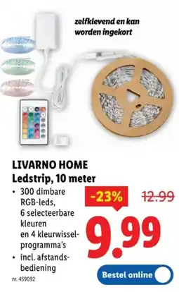 Lidl Livarno home ledstrip, 10 meter aanbieding