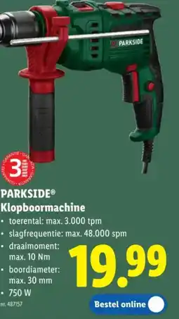 Lidl Parkside klopboormachine aanbieding