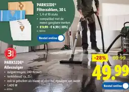 Lidl Parkside alleszuiger aanbieding