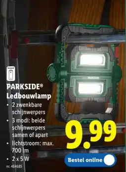 Lidl Parkside Ledbouwlamp aanbieding