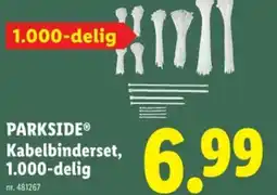 Lidl Parkside kabelbinderset, 1.000-delig aanbieding