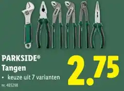 Lidl Parkside tangen aanbieding