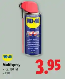 Lidl WD-40 Multispray aanbieding