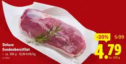 Lidl Deluxe Eendenborstfilet aanbieding