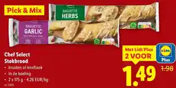 Lidl Chef Select Stokbrood aanbieding
