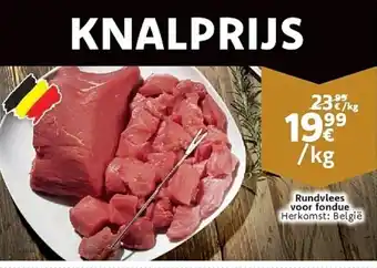 Rundvlees voor fondue