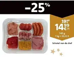 Cora Schotel van de chef aanbieding