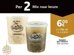 Cora Butterfly soepen aanbieding
