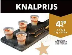 Cora Verrines mix'buffet aanbieding